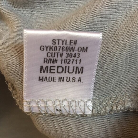 Olivia Moon sleeveless front drape rayon top size M. - Picture 3 of 4